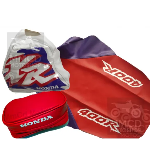 Kit seat cover decals and rear fender bag honda xr 400