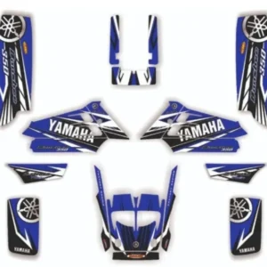 Yamaha Banshee 350 YFZ Blue Vinyl Graphics Decals 00
