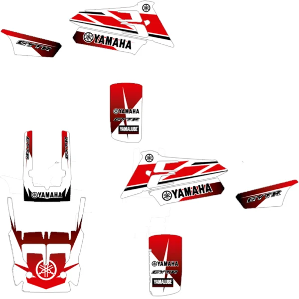 Graphics decals stickers for yamaha banshee 350 yfz 350 Red black white