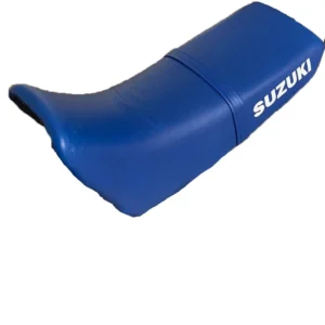 Seat cover for Suzuki DR350 DR 350 Synthetic leather Blue and White