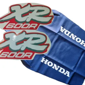 Kit Seat cover and Graphics decals bag for Honda XR600 1988