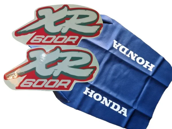 Kit Seat cover and Graphics decals bag for Honda XR600 1988