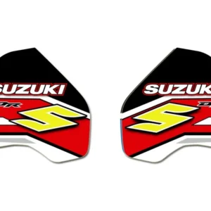 Decals graphics Suzuki DR 350 DR350R Red gloss material, thickness