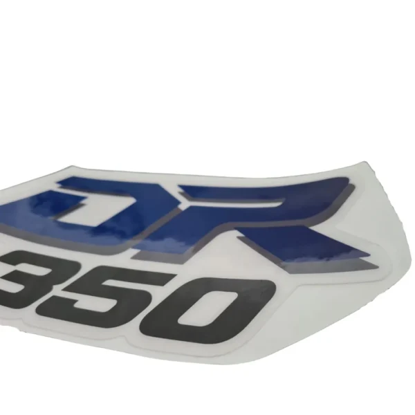 Tank decals graphics for suzuki dr350 dr 350 blue 1990 thick glossy laminate