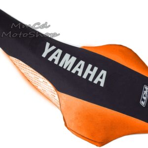 Ultragrip Black Orange Seat Cover for Yamaha YFZ450R YFZ 450R, 2009-2023 Non-Slip